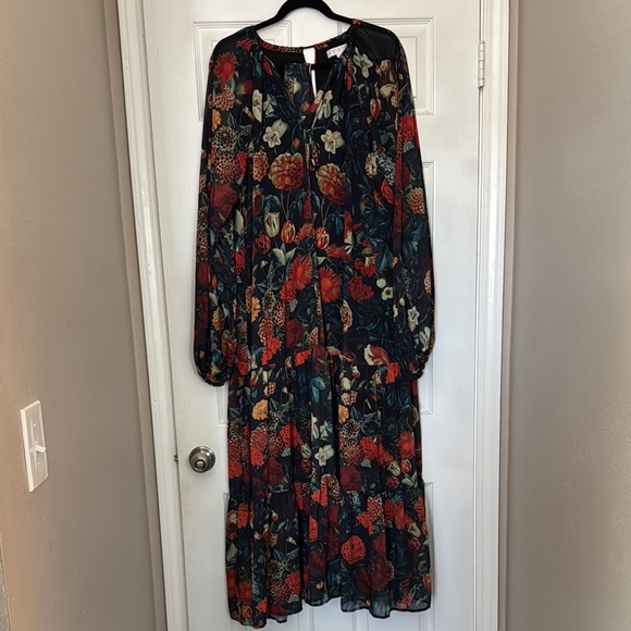 EUC M Ivy City Co Imogen dress in Moody Floral - Picture 4 of 5